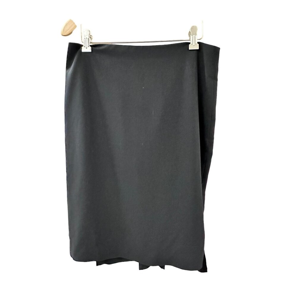 🍒 2/$20 🍒 Black Ann Taylor Ladies Business Skirt with Pleated Back sz 6P
